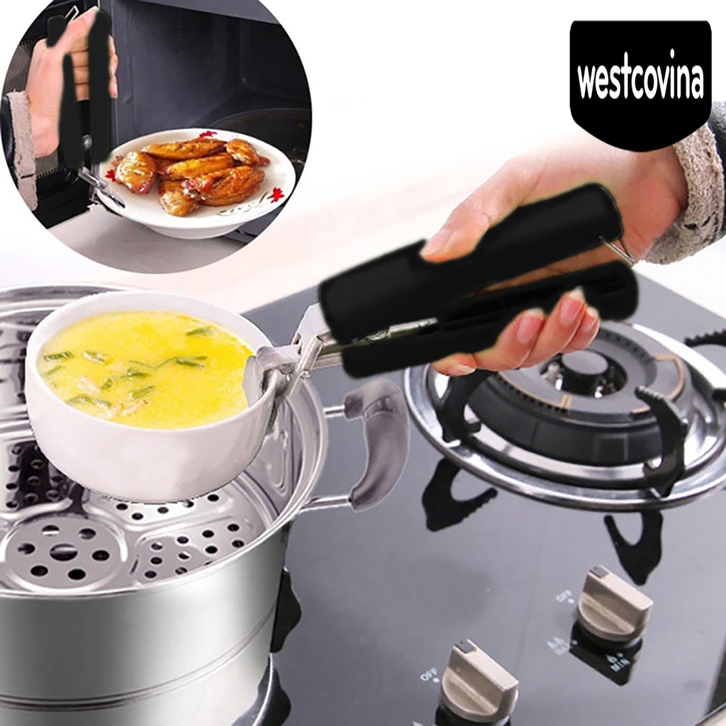 [Hot]☀ Dụng Cụ Kẹp Tô / Đĩa / Chảo Chống Bỏng Bằng Thép Không Gỉ Tiện Dụng Cho Nhà Bếp