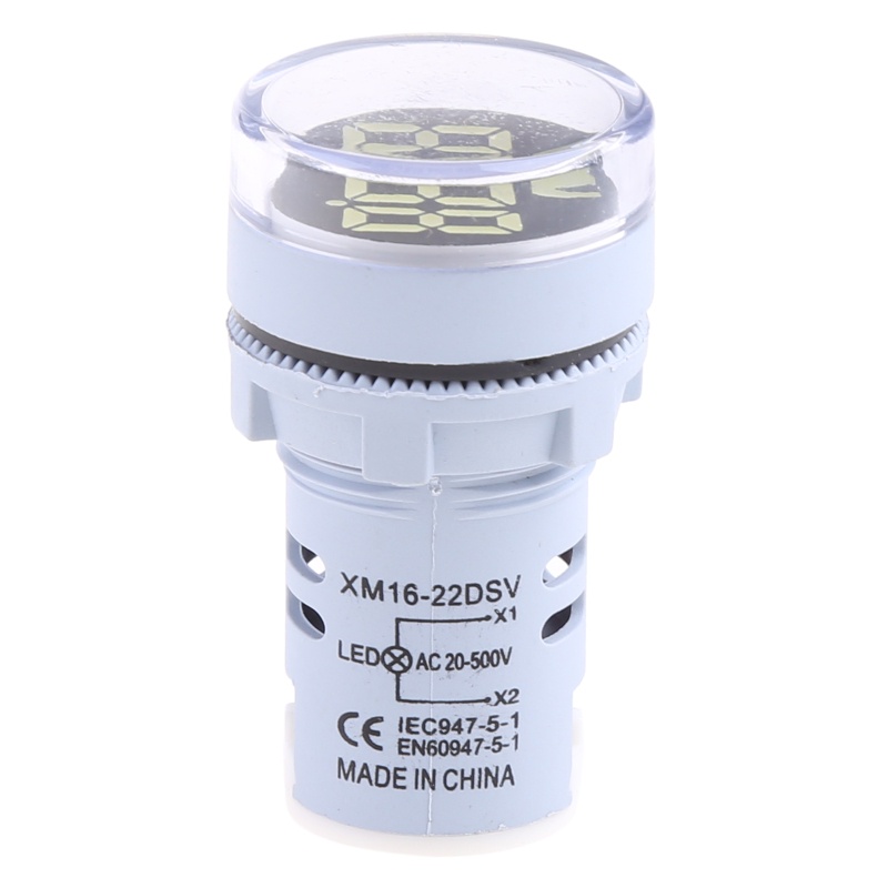 ✿ Vôn Kế Kỹ Thuật Số AC 60-500V 22mm