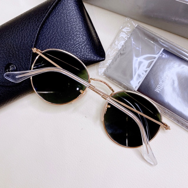 Kính Rayban chính hãng round metal phong cách retro - phong cách cổ điển pha lẫn hiện đại