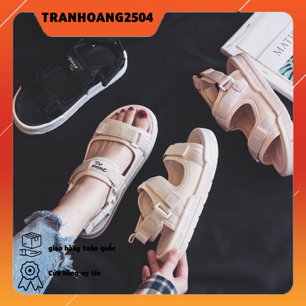 CÓ SẴN Dép sandal hothit 2 quai ba màu ( dép nhỏ tăng 1 sz) [ HÀNG CHUYÊN BÁN SHOP ]