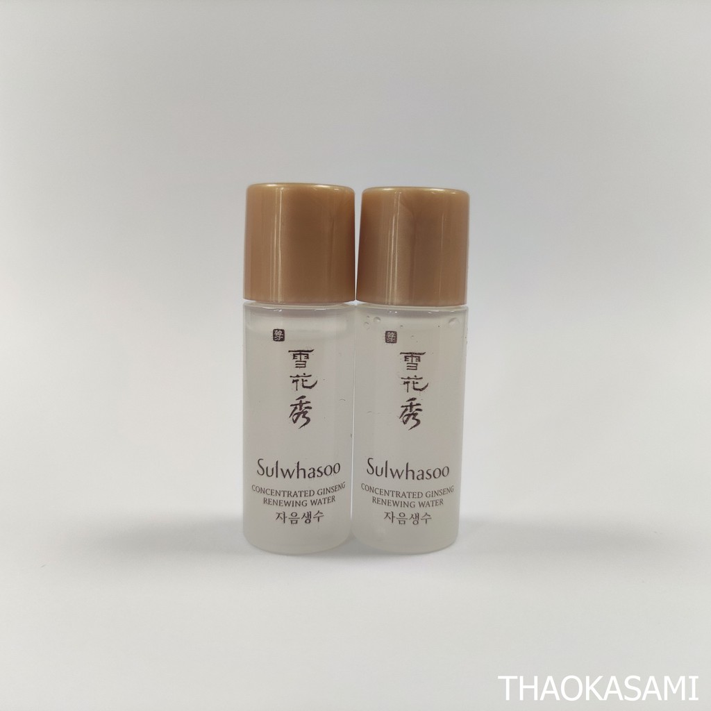 Sulwhasoo Nước Hoa Hồng Sữa Dưỡng Nhân Sâm Chống Lão Hóa Mini Sulwhasoo Concentrated Ginseng Renewing Water/Emulsion 5ml | BigBuy360 - bigbuy360.vn