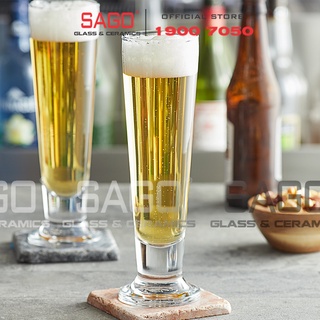 Ly Thủy tinh Pasabahce Cin Cin Footed Pilsner 410ml | Pasabahce 41099