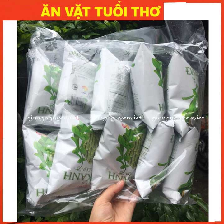 [Mã 99FMCG1 giảm 8% đơn 250K] Bịch 10 gói Bim bim oishi Snack đậu xanh nước dừa 15g/gói