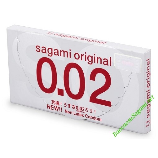 Bao cao su Sagami Original 0.02 mỏng vô đối, chống dị ứng