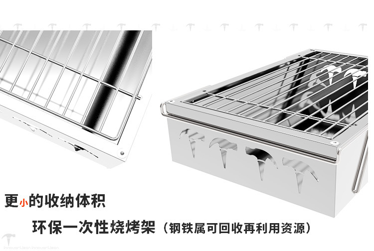 Lò Nướng Bbq Mini Bằng Thép Không Gỉ