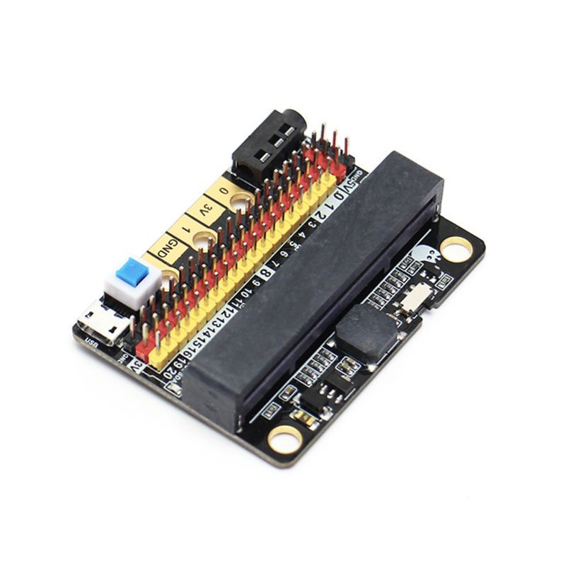 POOP IOBIT V2.0 Micro:bit Expansion Board Breakout Adapter Board Shield for BBC Micro: bit Development Module with Buzzer