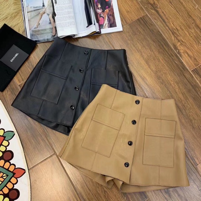 CHÂN VÁY DA TÚI HỘP KHUY BẤM | BigBuy360 - bigbuy360.vn