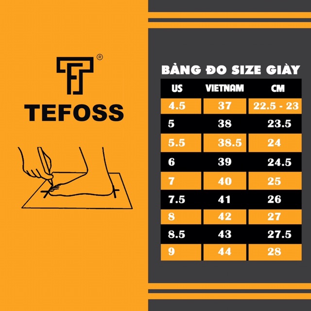 Giày sục da TEFOSS HT Special size 38-43 da thật nhập khẩu