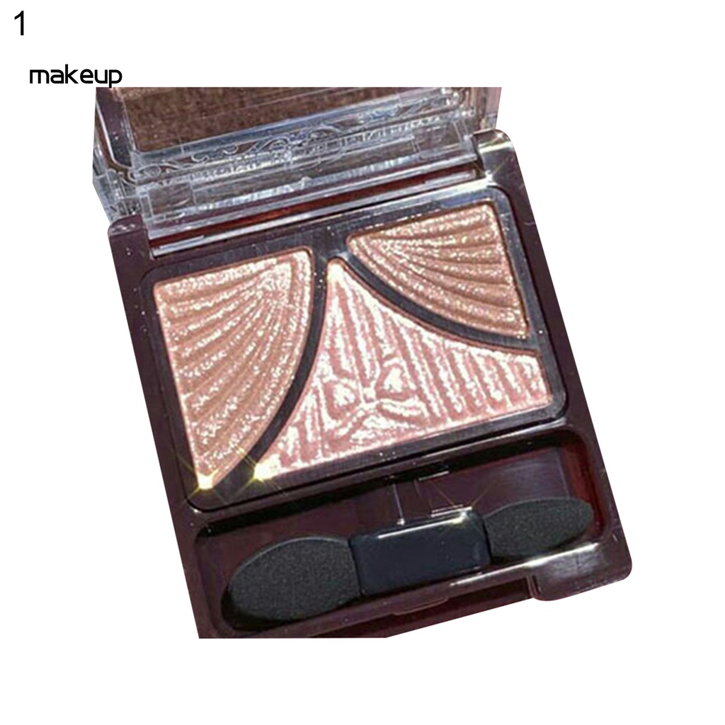 Bảng phấn trang điểm mắt màu sắc ánh kim tuyến lấp lánh lâu trôi dành cho học sinh