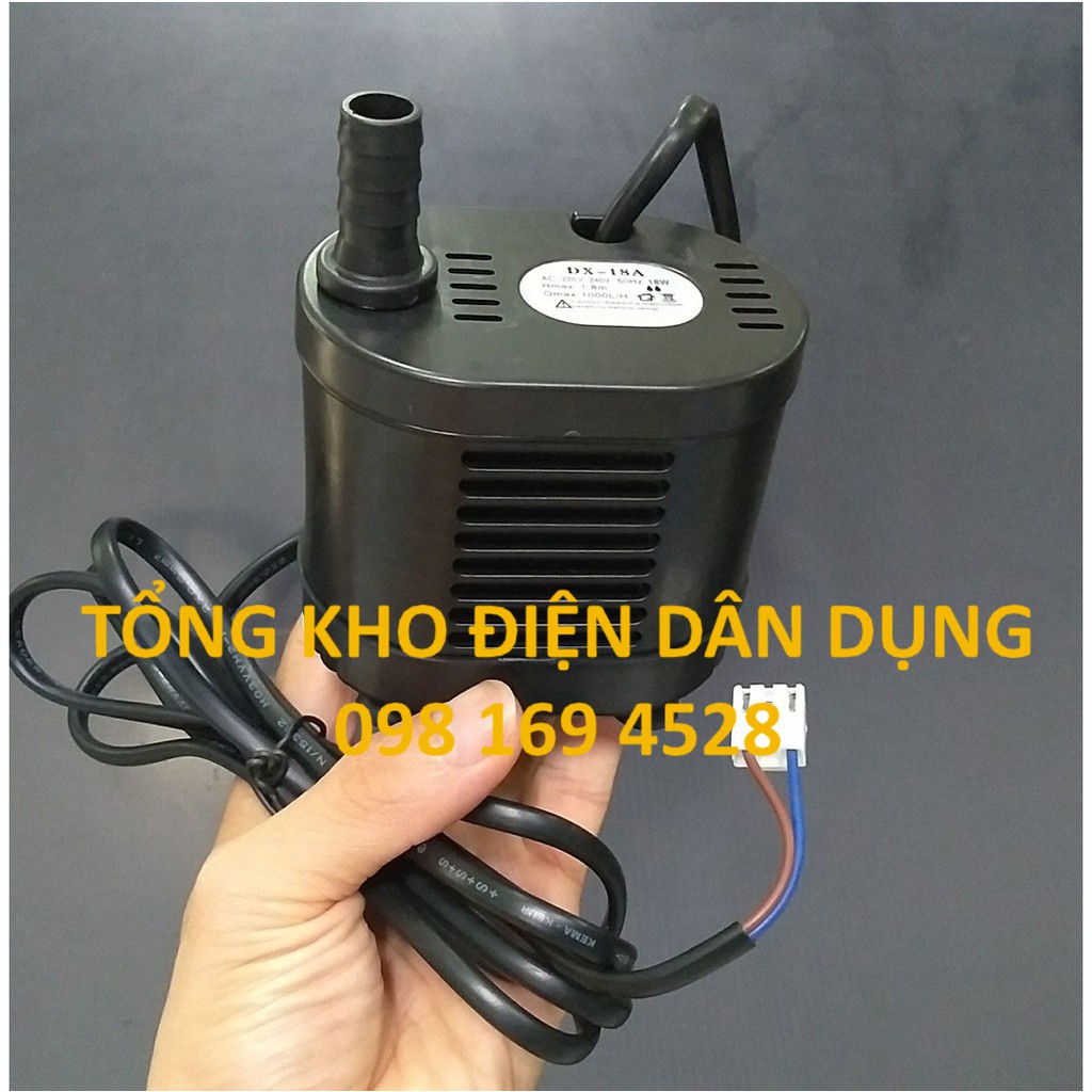 [SỈ, LẺ] Bơm chìm mini hút ngang 220v-8-11-13-16-18-25W dùng cho bể cá, quạt điều hòa hơi nước