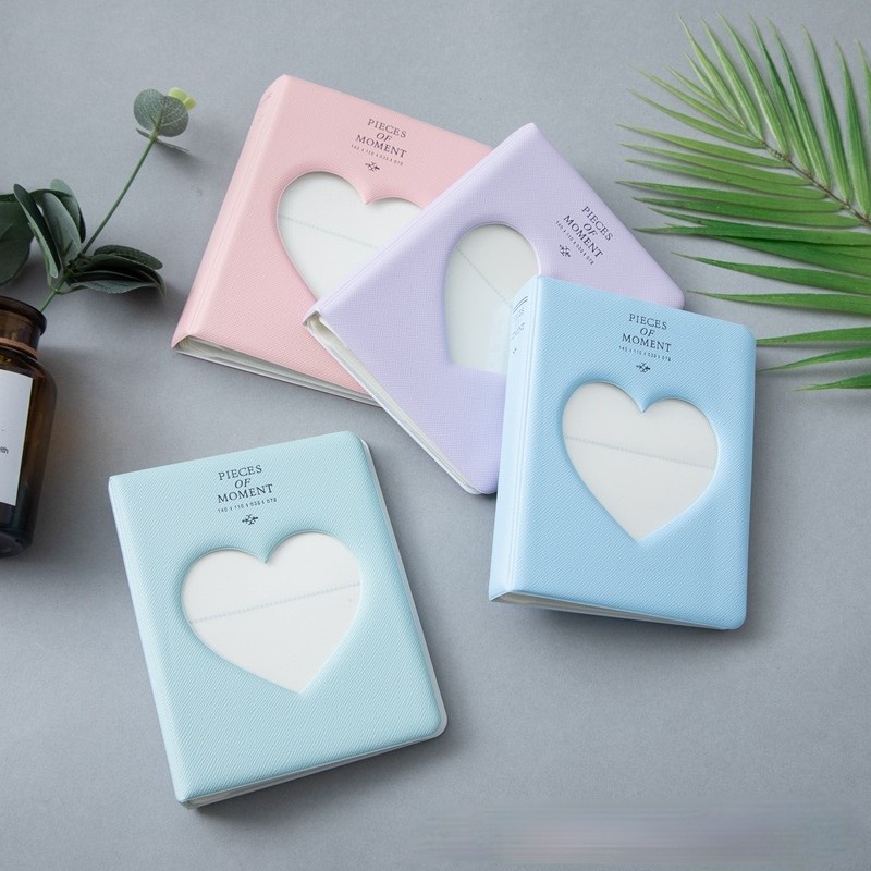 Album ảnh 6x9 đựng được 64 ảnh và 1 ảnh Bìa Khung Hình Trái Tim