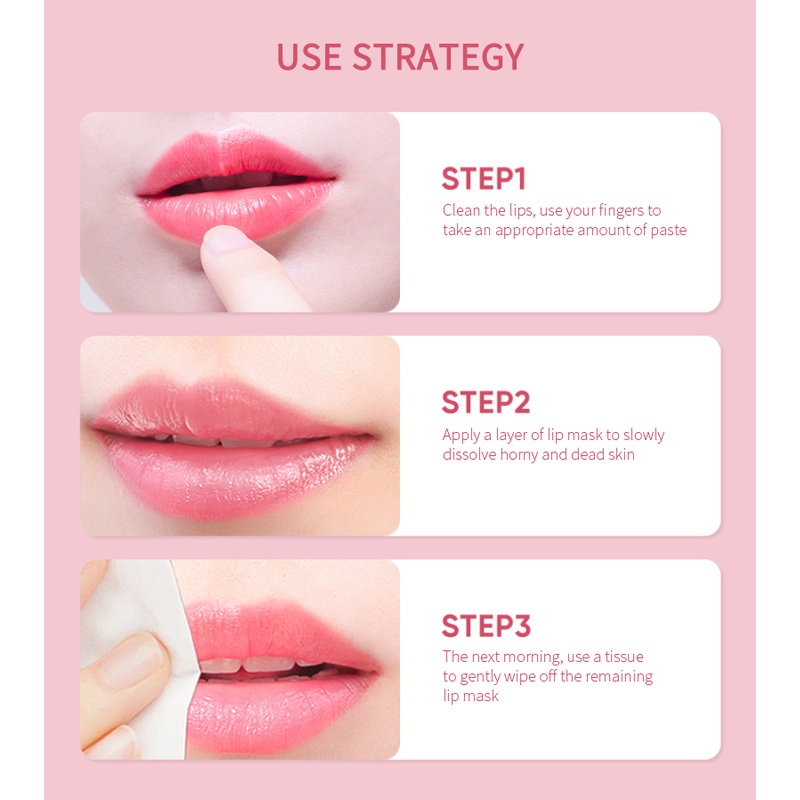 Mặt Nạ Môi Collagen Dưỡng Ẩm Chống Nếp Nhăn Kiểm Soát Dầu Tẩy Tế Bào Chết