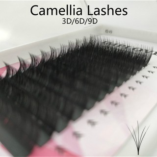 Mi giả camellia mềm mại tự nhiên 0.05/0.07 chất lượng cao