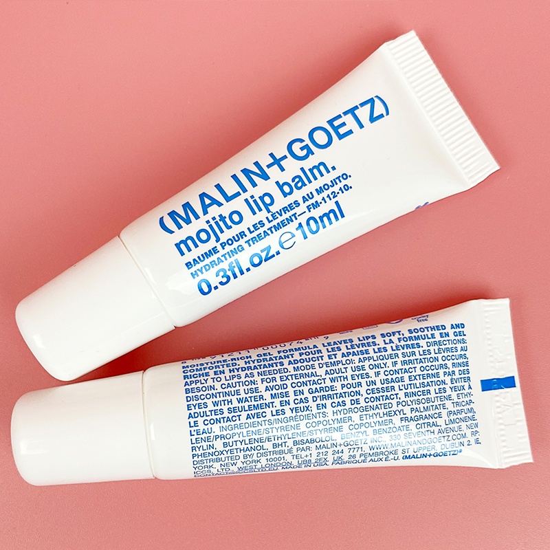 Gel dưỡng ẩm môi Malin + Goetz Mojito khối lượng tịnh 10g