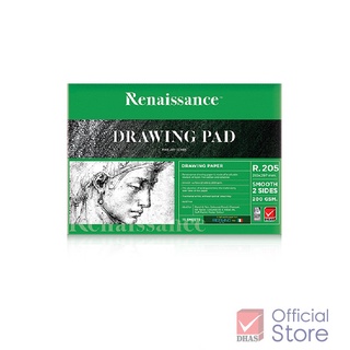 Tập 15 tờ giấy vẽ A6/A4/A3 Renaissance, vở vẽ cao cấp hấp thụ màu tốt, bền màu, không ố vàng FREE SHIP