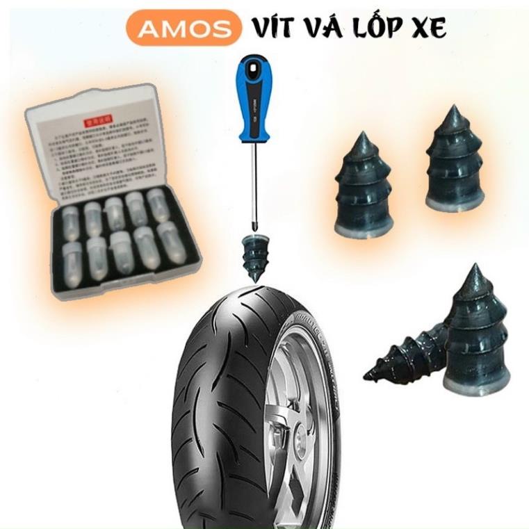 Đạn vít vá lốp không săm Siêu Tiện Lợi chất liệu cao su dùng để tự sửa chữa cho xe hơi/xe mô tô