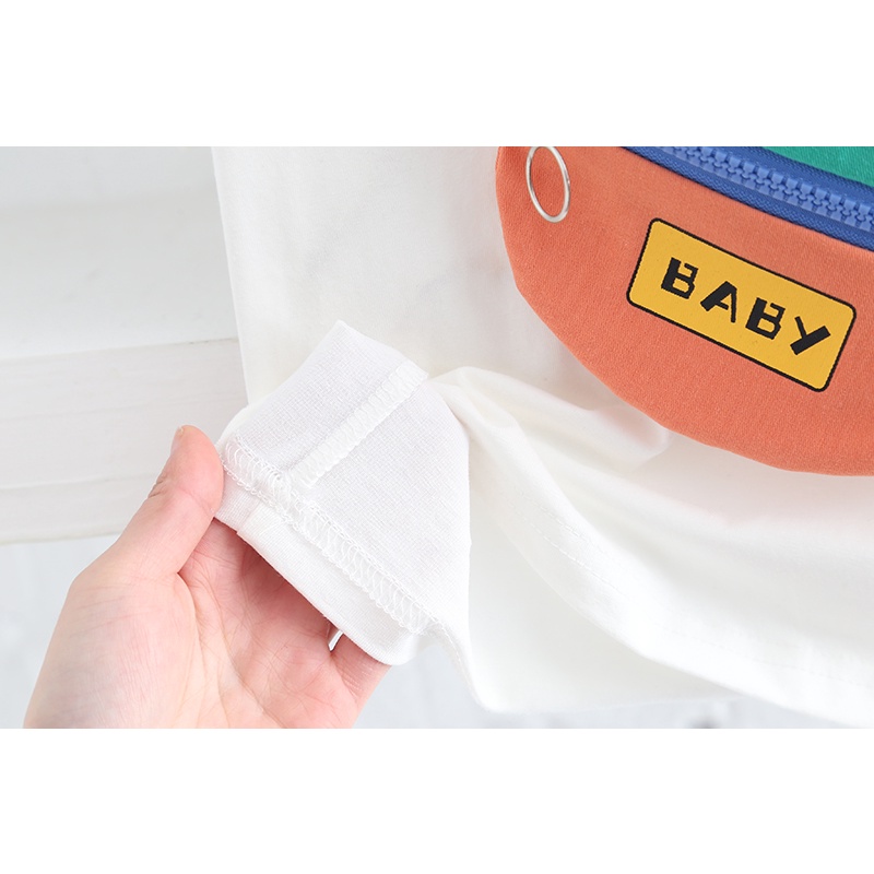 Áo Thun cotton Trơn Chất Lượng Cao Thời Trang Mùa Hè Cho Bé 0-5 Tuổi