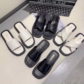 Dép Bánh Mì Đế Xuồng Quai Ngang Quai Chéo