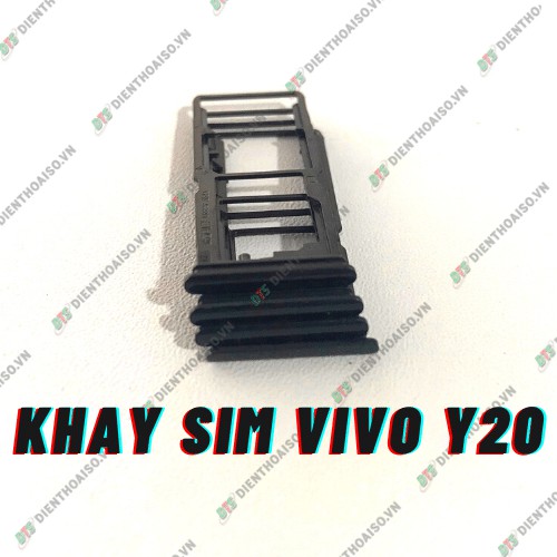 Khay sim máy Vivo Y20 xanh, đen, trắng