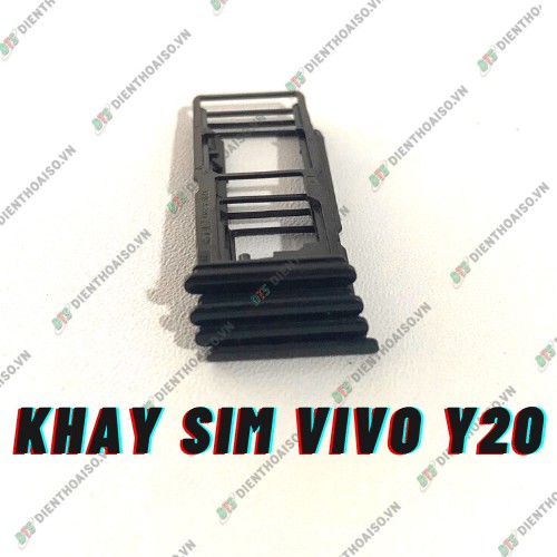 [Mã ELFLASH5 giảm 20K đơn 50K] Khay sim máy Vivo Y20 xanh, đen, trắng