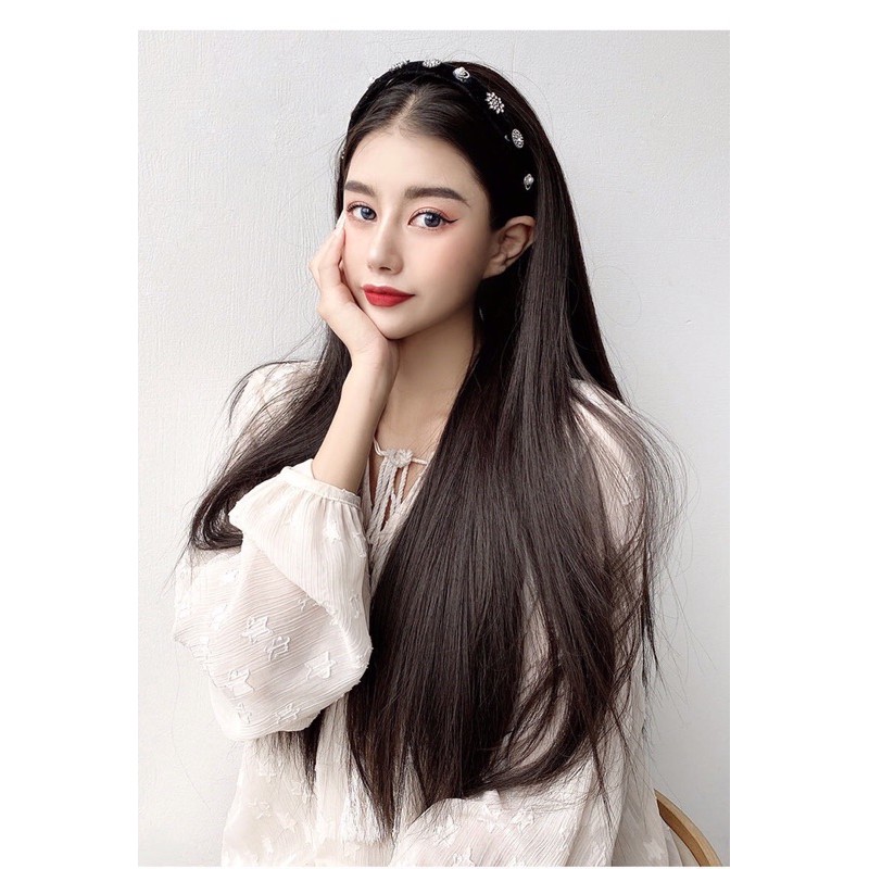 băng đô kèm tóc thẳng ❤️FREESHIP❤️❤️
