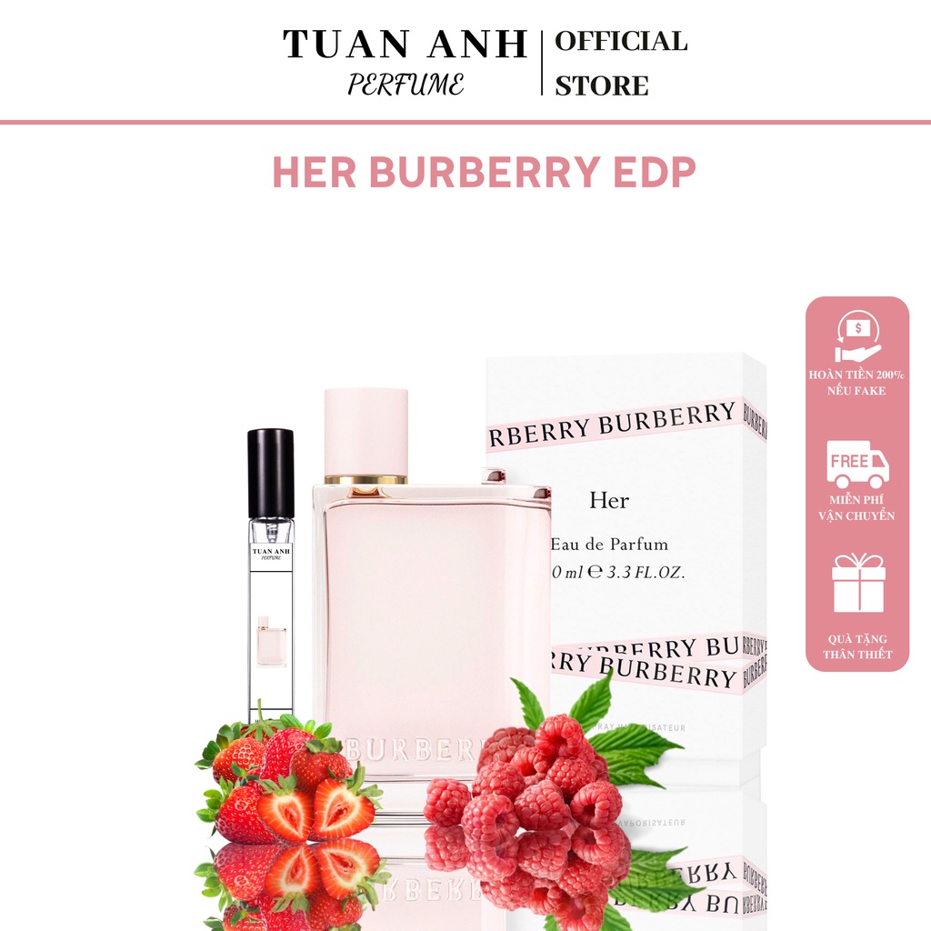 Nước hoa nữ thơm lâu chính hãng Her Burberry Eau de Parfum cao cấp TUANANHPEUFUME