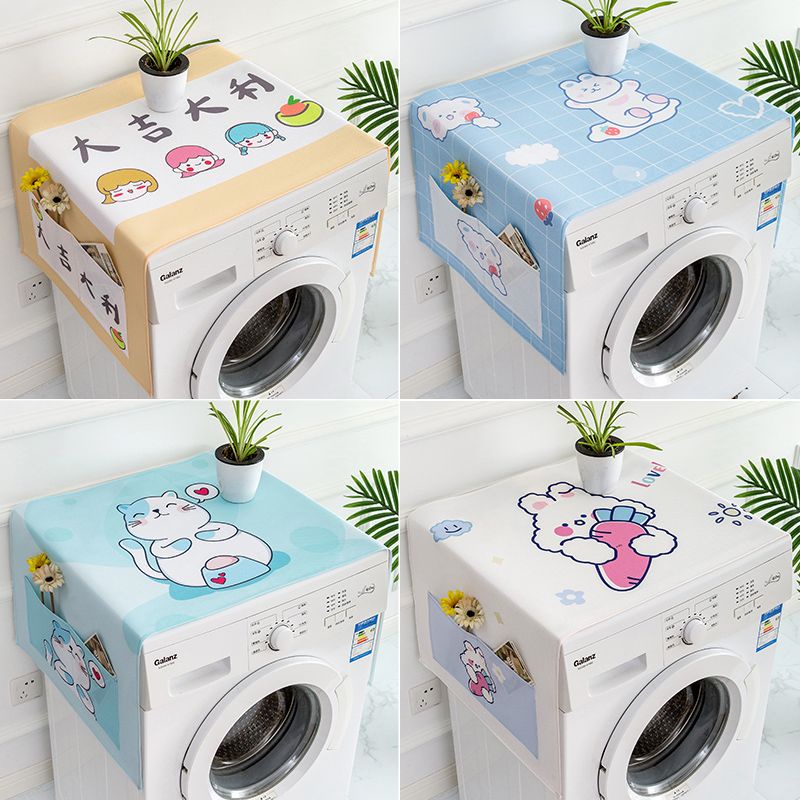 Tấm Vải Che Phủ Máy Giặt / Tủ Lạnh Chống Nắng Hai Cửa Mở Kèm Túi Đựng