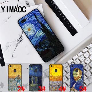 Ốp điện thoại hình tranh cảnh đêm đầy sao Van Gogh 325C cho OPPO A3S A5 A37 A39 A5S A7 A59 F1S F3 A1 F5 F7 F9