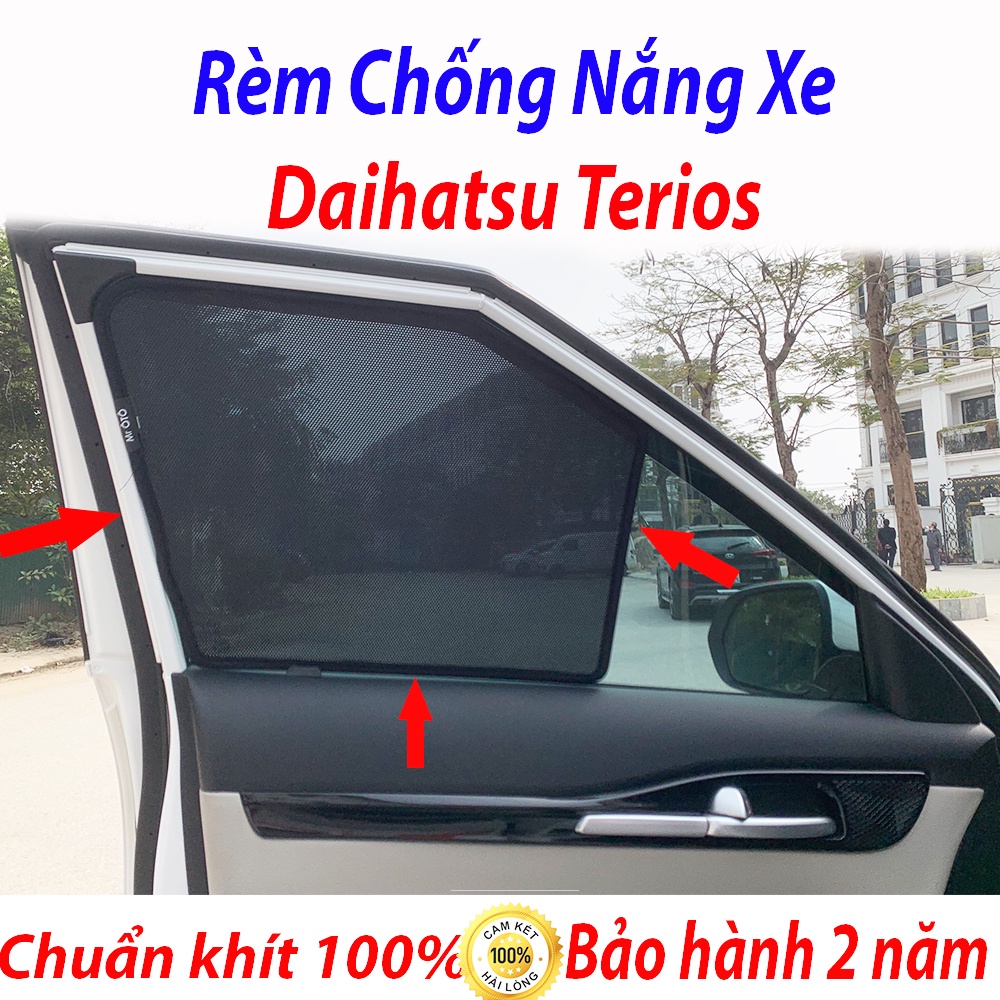 Rèm che nắng xe Daihatsu Terios, chống nắng giảm đến 99% cho xe Daihatsu Terios ( hàng Loại 1 Cao cấp )