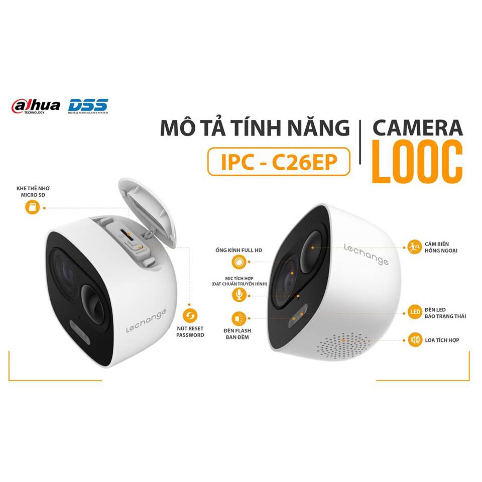 Camera IP IMOU IPC-C26EP (2.0MP, wifi, alarm)