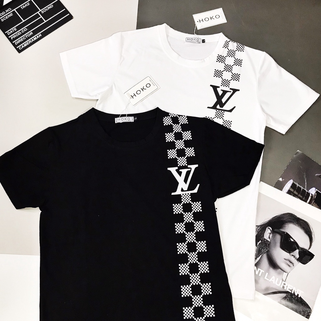 Áo thun nam cổ tròn vải cotton lạnh cao cấp thoáng mát