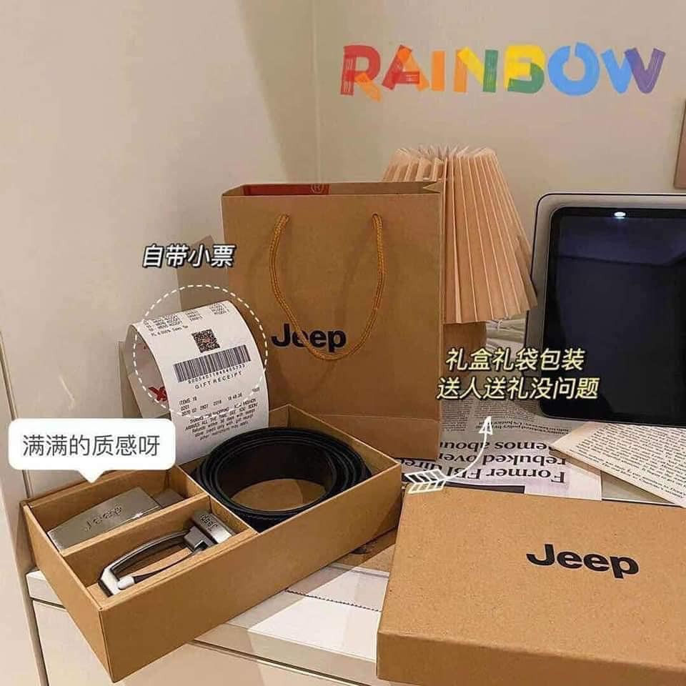 Bộ thắt lưng nam Jeep cao cấp