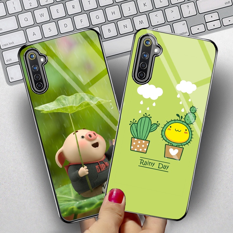 Ốp Lưng REALME 6, 6 PRO Mặt Kính Gương Bóng