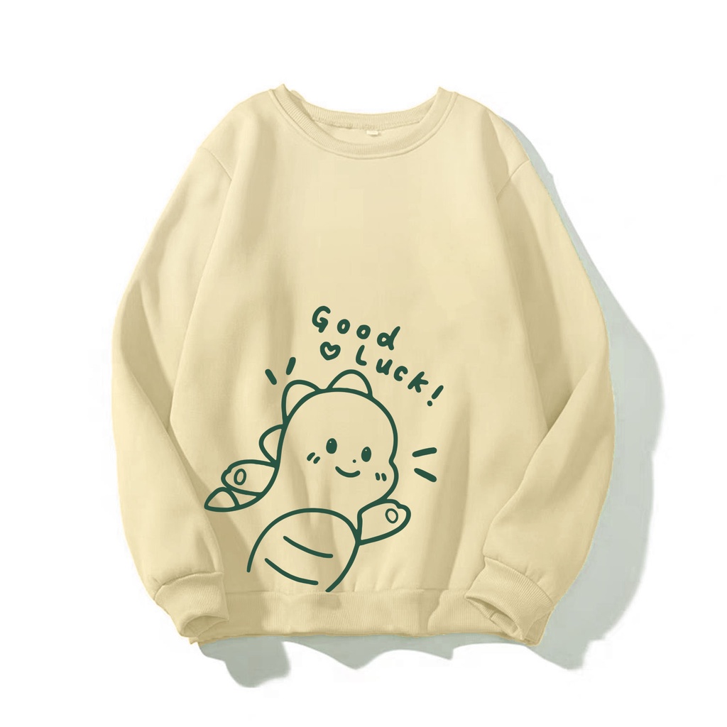 ÁO SWEATER NỈ UNISEX NỮ IN GOOG LUK CỰC ĐẸP NHIỀU MÀU