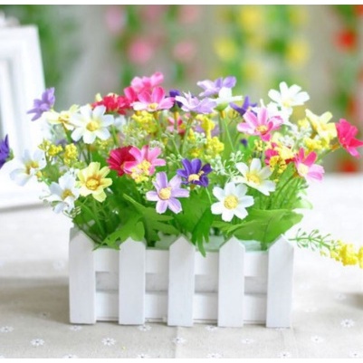 XỐP CẮM HOA LỤA TRANG TRÍ