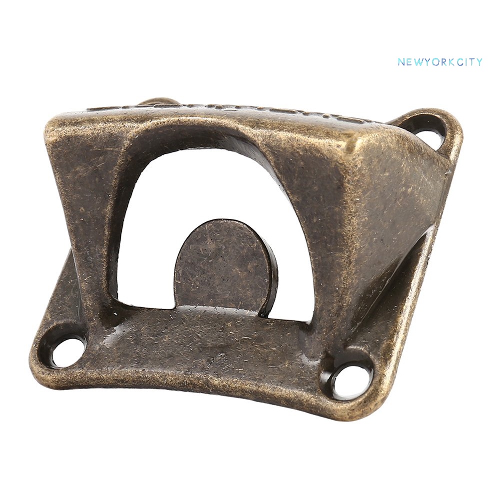 Dụng Cụ Mở Nắp Chai Gắn Tường Bằng Đồng Phong Cách Vintage
