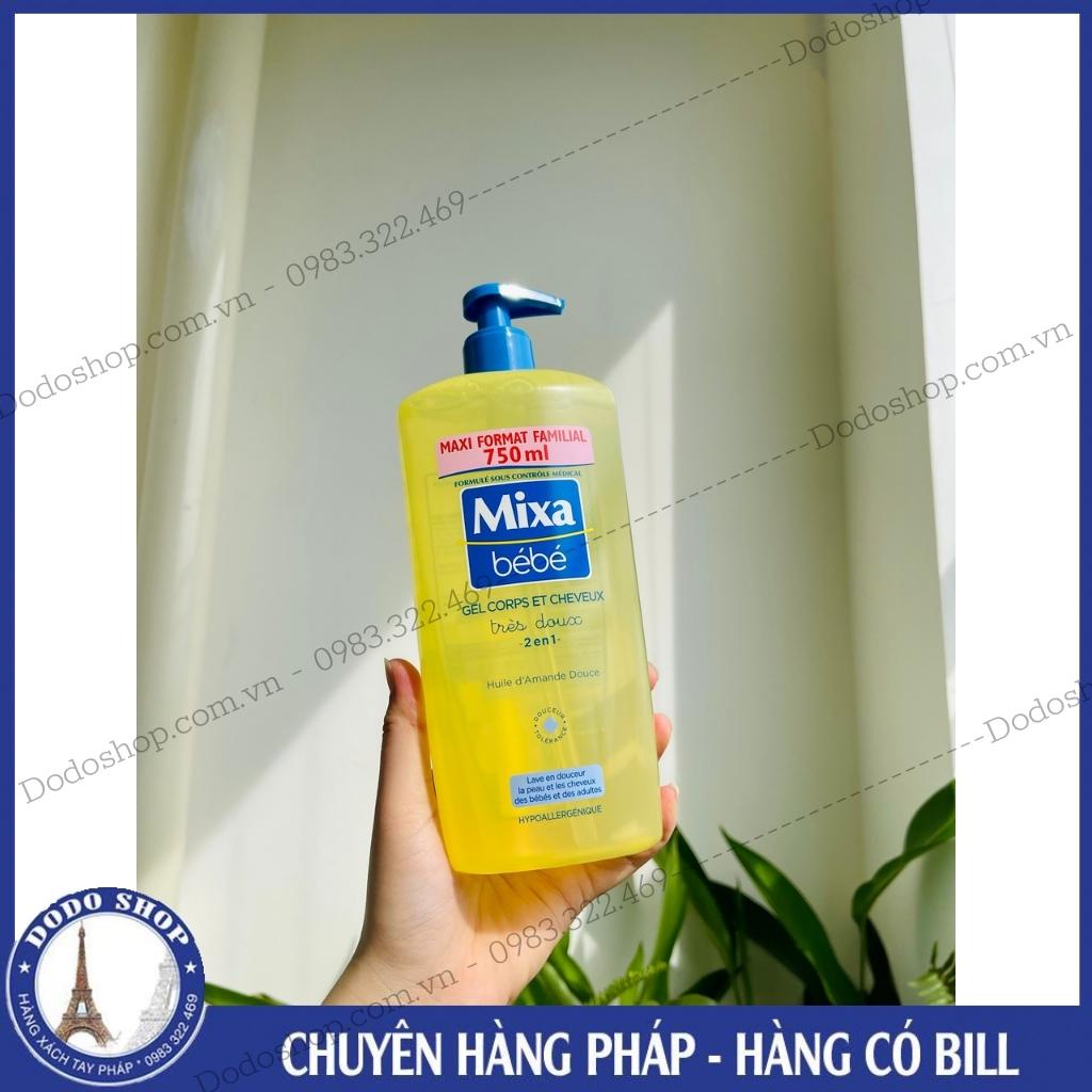 sữa tắm trẻ em mixa bebe 2in1 danh cho trẻ từ sơ sinh cho bé da mướt mườn mượt_Dodoshop.com.vn