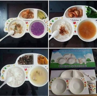 Bộ ăn dặm cho bé hình oto