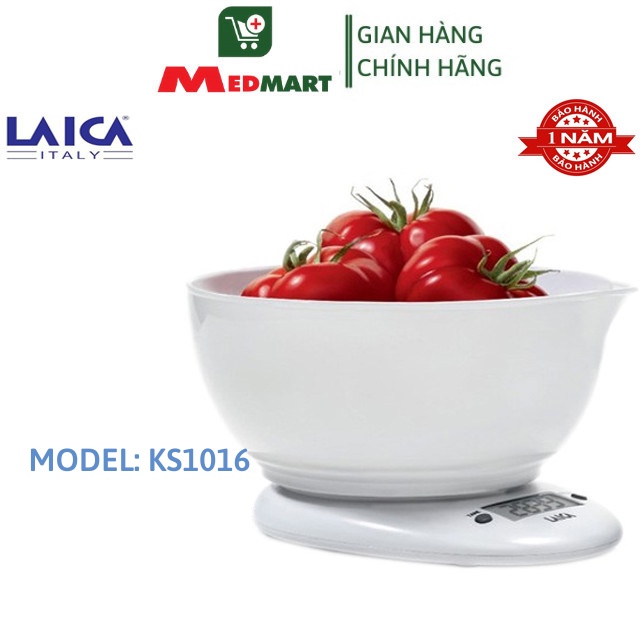 Cân Điện Tử Nhà Bếp LAICA KS1016 [Chính Hãng] Bảo Hành 12 Tháng - Medmart