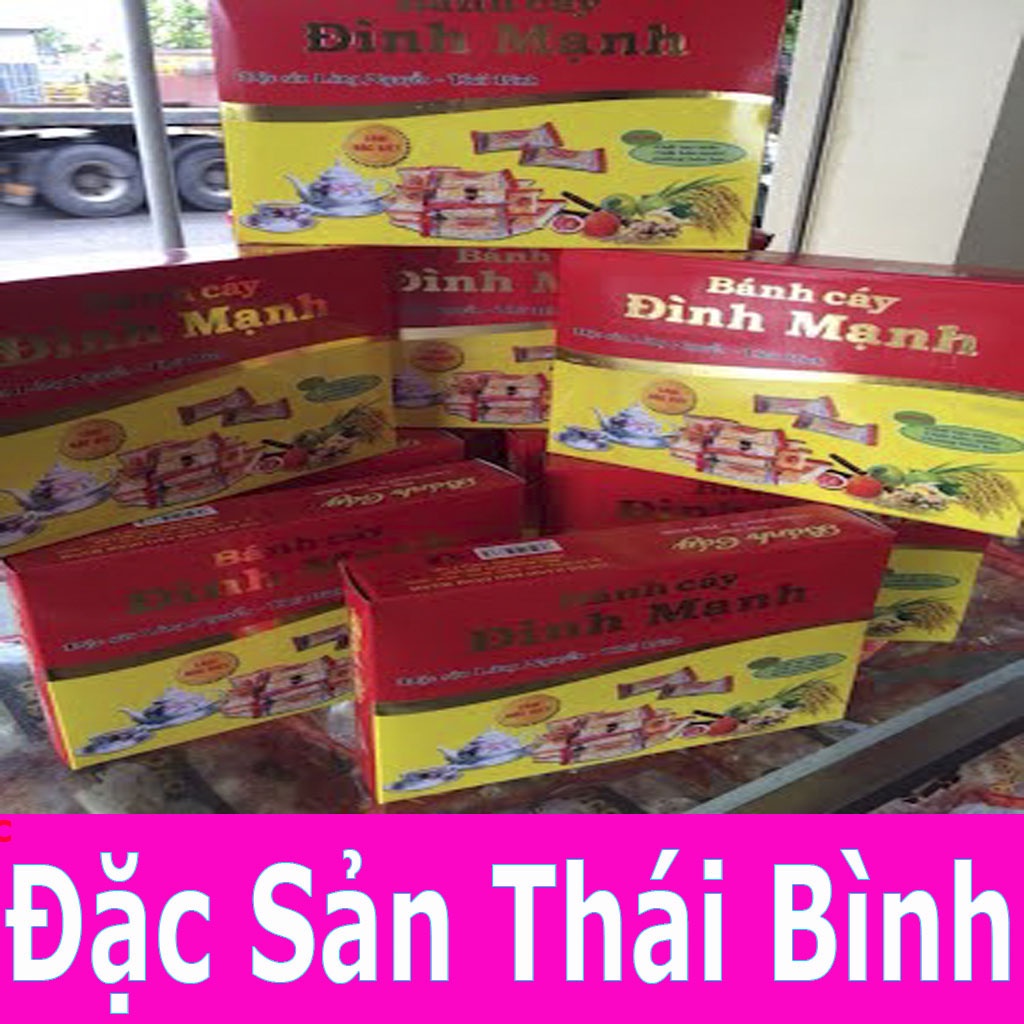 Bánh Cáy Làng Nguyễn - Bánh Cáy Đình Mạnh Đặc Sản Thái Bình Hàng Loại Cắt Miếng Nhỏ 600g
