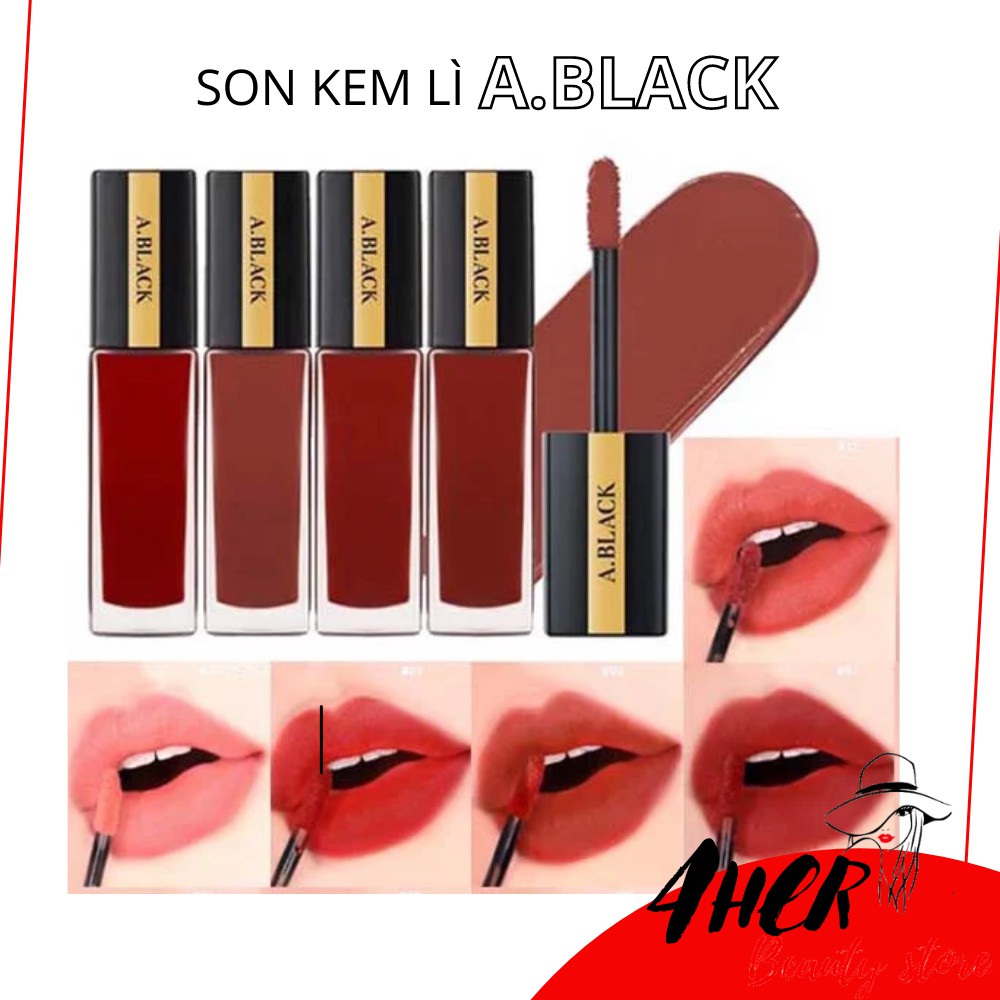 [Xả kho] Son kem A Black Artistic Velvet Tint lên màu đẹp, có dưỡng | BigBuy360 - bigbuy360.vn