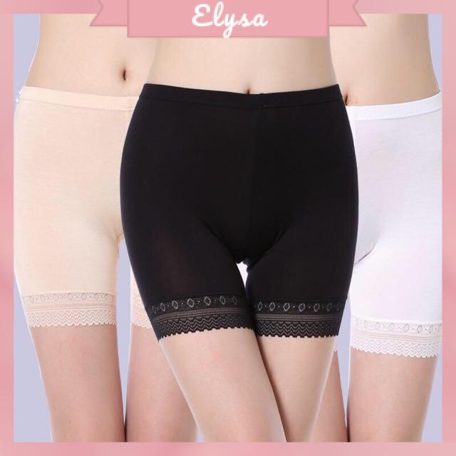 Quần Đùi Mặc Trong Váy Cotton Viền Ren (form to)