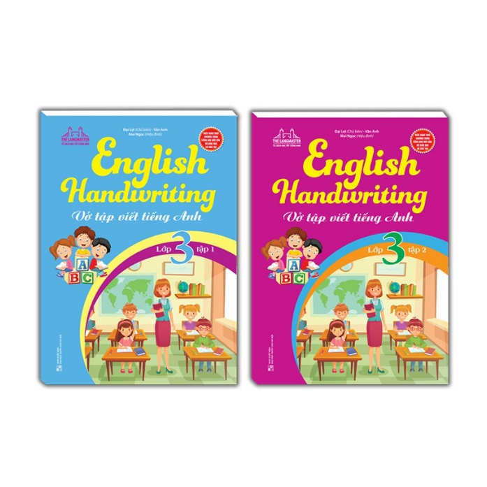 Sách - Combo English Handwriting - Vở tập viết tiếng anh lớp 3 (2 tập)