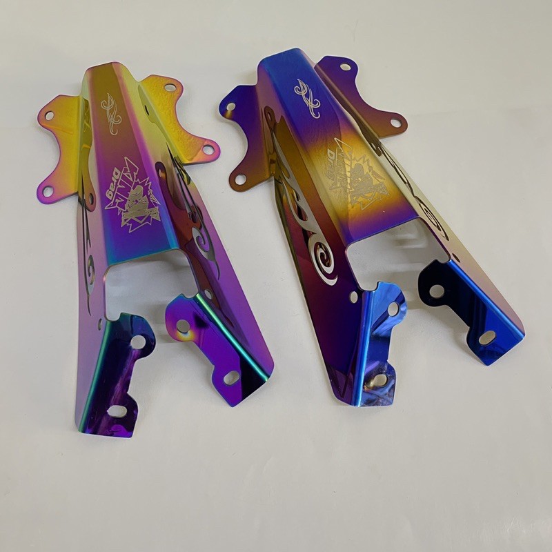 Ốp đuôi dè Inox 7 màu gắn Exciter150/155