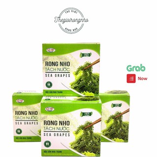 Rong nho tách nước Sea Việt hộp 220g 11 ngâm nở ra rong nho tươi ăn cực giòn ngon thanh mát