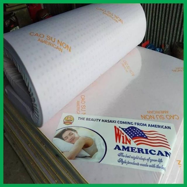 NỆM CAO SU NON AMERICAN 1m6;1m8 × 2m dày 10cm