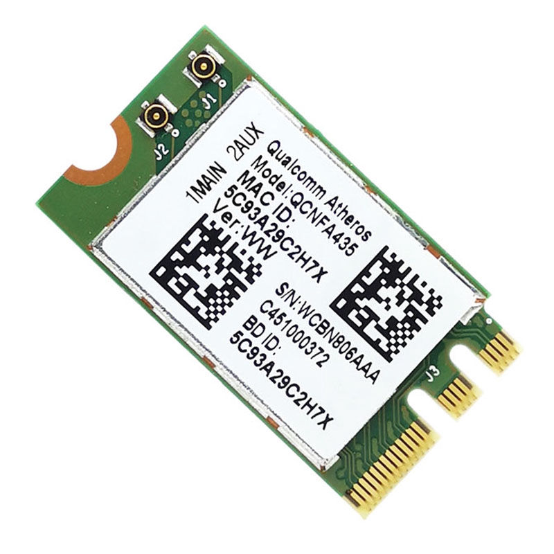Card Chuyển Đổi Không Dây Qua Mạng Qua Bluetooth 4.1 Cho Atheros Qca9377 Qcnfa435 802.11ac 2.4g / 5g Ngff Wifi Card Bluetooth 4.1