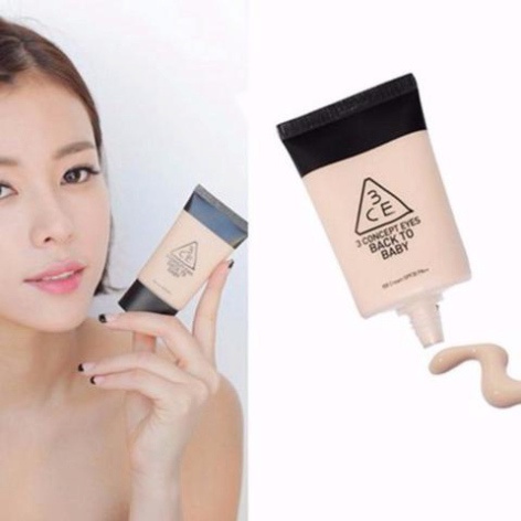 Kem nền kiềm dầu, che phủ khuyết điểm tự nhiên 3.CE Back To Baby BB Cream - HONGS KOREA