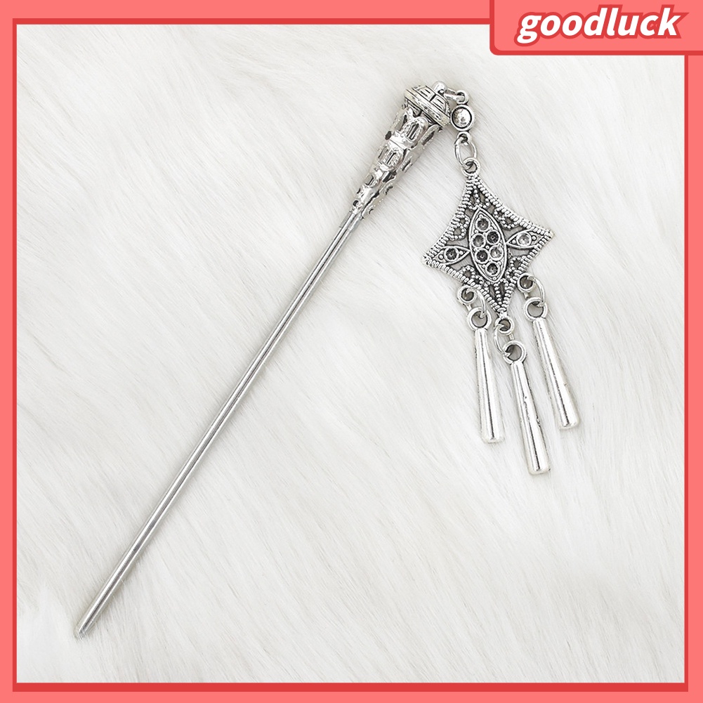 Trâm Cài Tóc Đính Hoa Và Tua Rua Phong Cách Cổ Điển