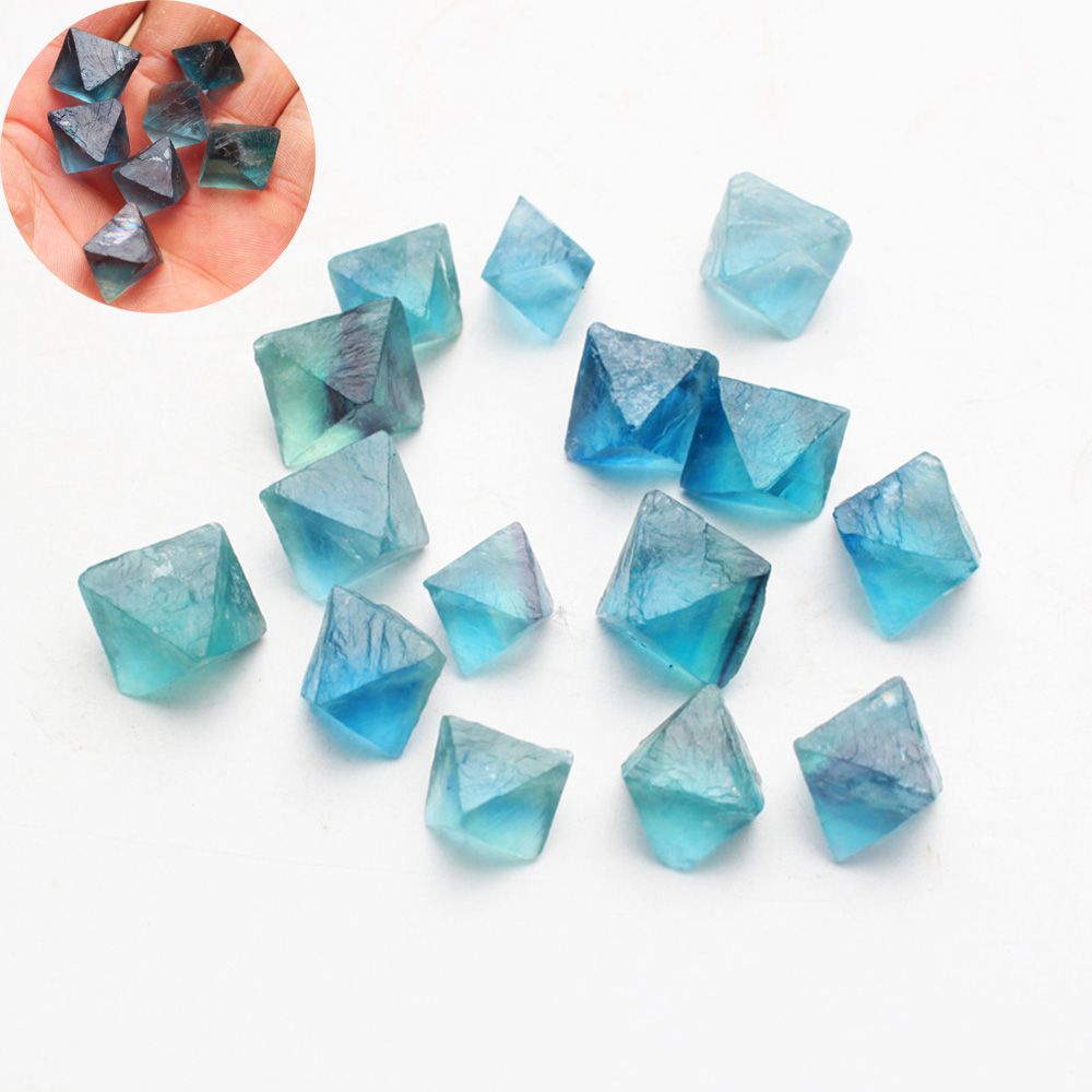 Đá Fluorite Tự Nhiên Màu Xanh Dương Dùng Làm Trang Sức Taylor1 Diy